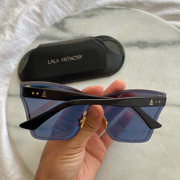 Lala anthony collection cat eye oversized sunglasses RARE - Picture 3 of 8